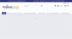 Desktop Screenshot of hygienemarkt24.de